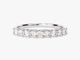 Diamond eternity band ring, fine jewelry, luxury engagement ring