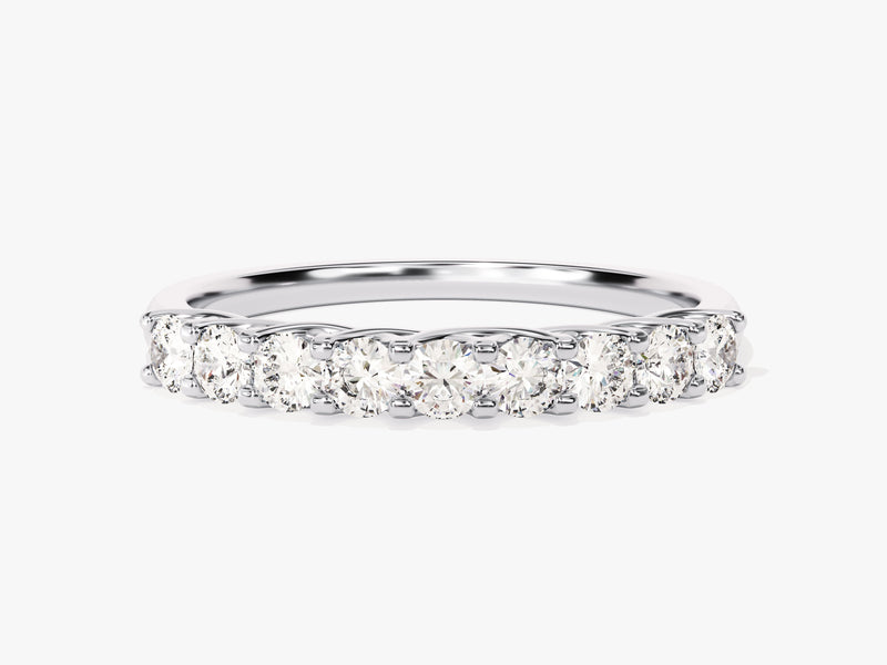 Diamond eternity band ring, fine jewelry, luxury engagement ring