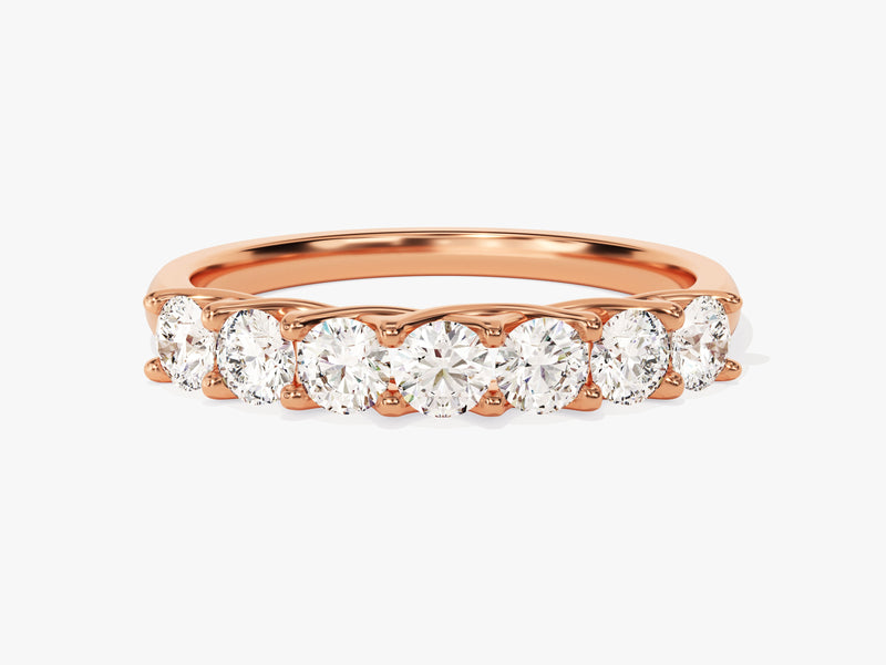 Rose gold diamond eternity ring jewelry