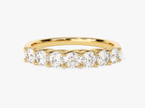 Gold diamond eternity ring for jewelry business