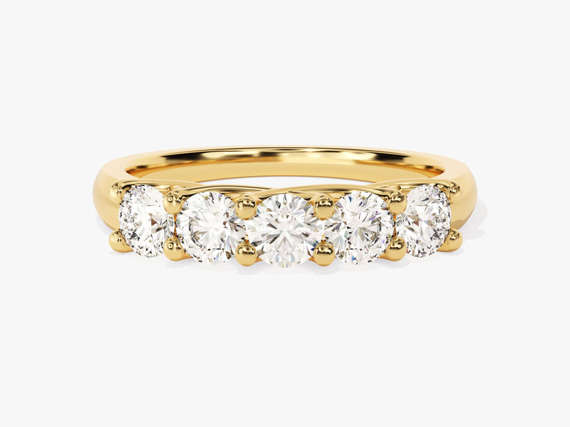 Gold diamond band ring, fine jewelry, luxury engagement ring