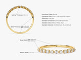 Diamond eternity band, 14k solid gold, jewelry product details