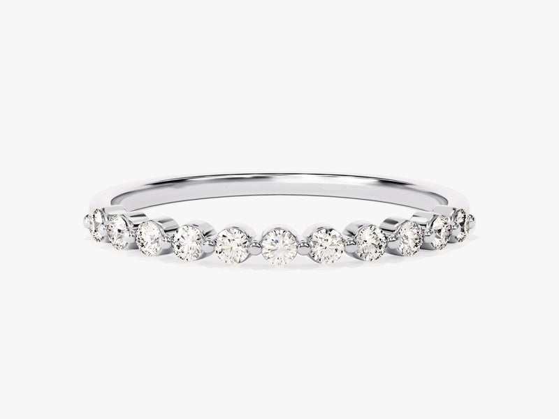 Diamond eternity ring, fine jewelry, elegant, sparkling, white gold