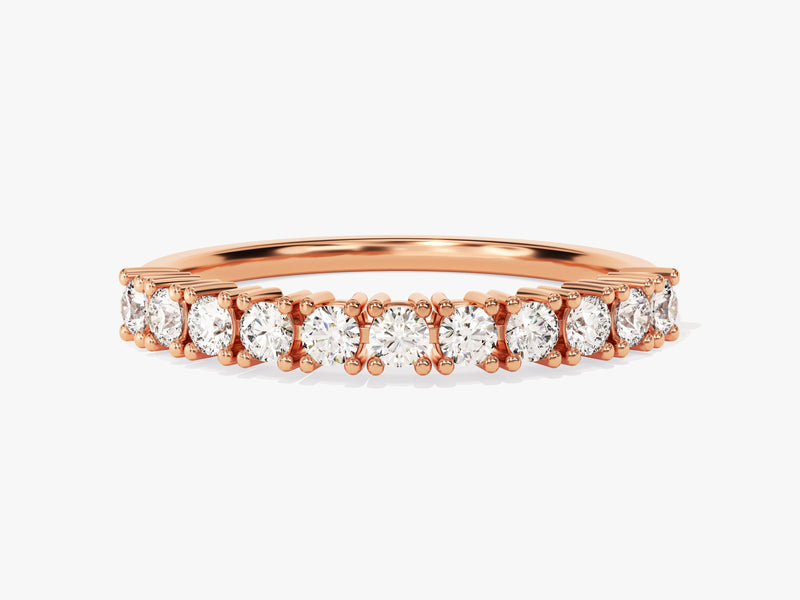 Rose gold diamond band ring jewelry