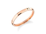 Rose gold band ring, minimalist jewelry, elegant wedding band