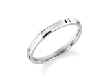 Sleek silver band ring, minimalist jewelry, elegant wedding band