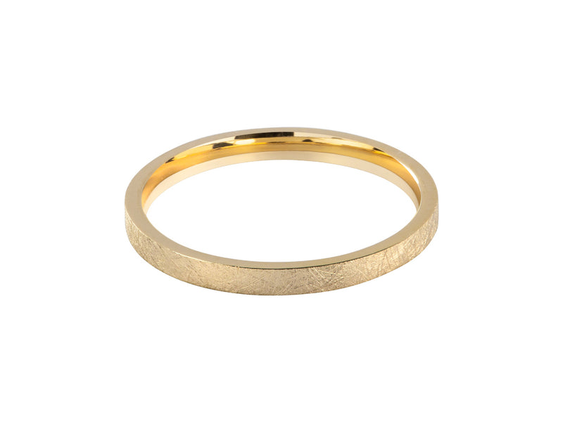 Textured gold ring from jewelry collection