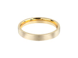 Brushed gold wedding band, fine jewelry, elegant ring design