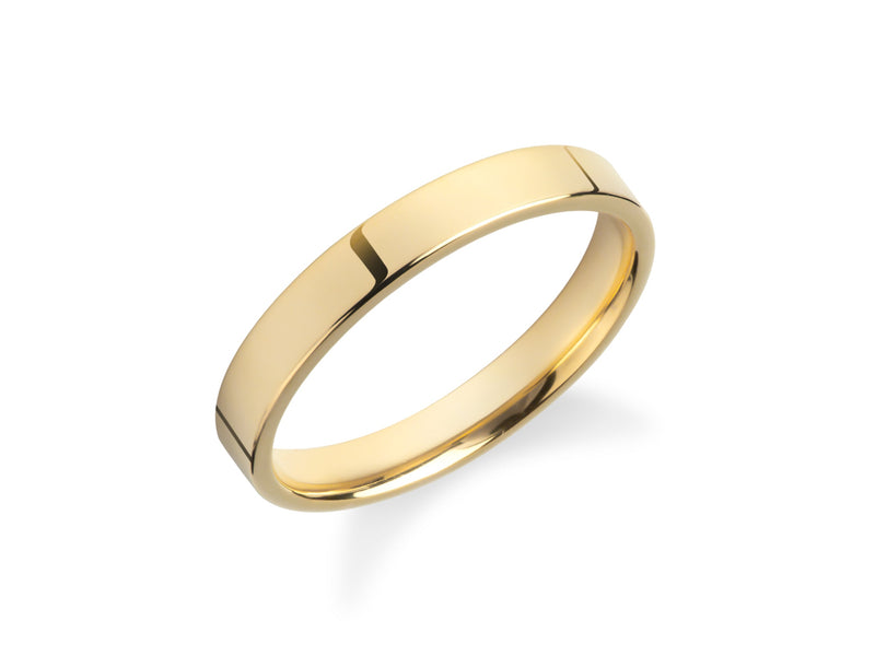 Gold wedding band, simple, elegant, jewelry, fine craftsmanship