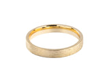 Textured gold ring for jewelry collection