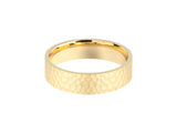 Hammered gold wedding band jewelry for sale