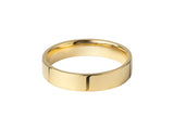 Gold band ring, elegant jewelry for your collection