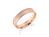 Rose gold ring with brushed finish, jewelry, elegant, modern