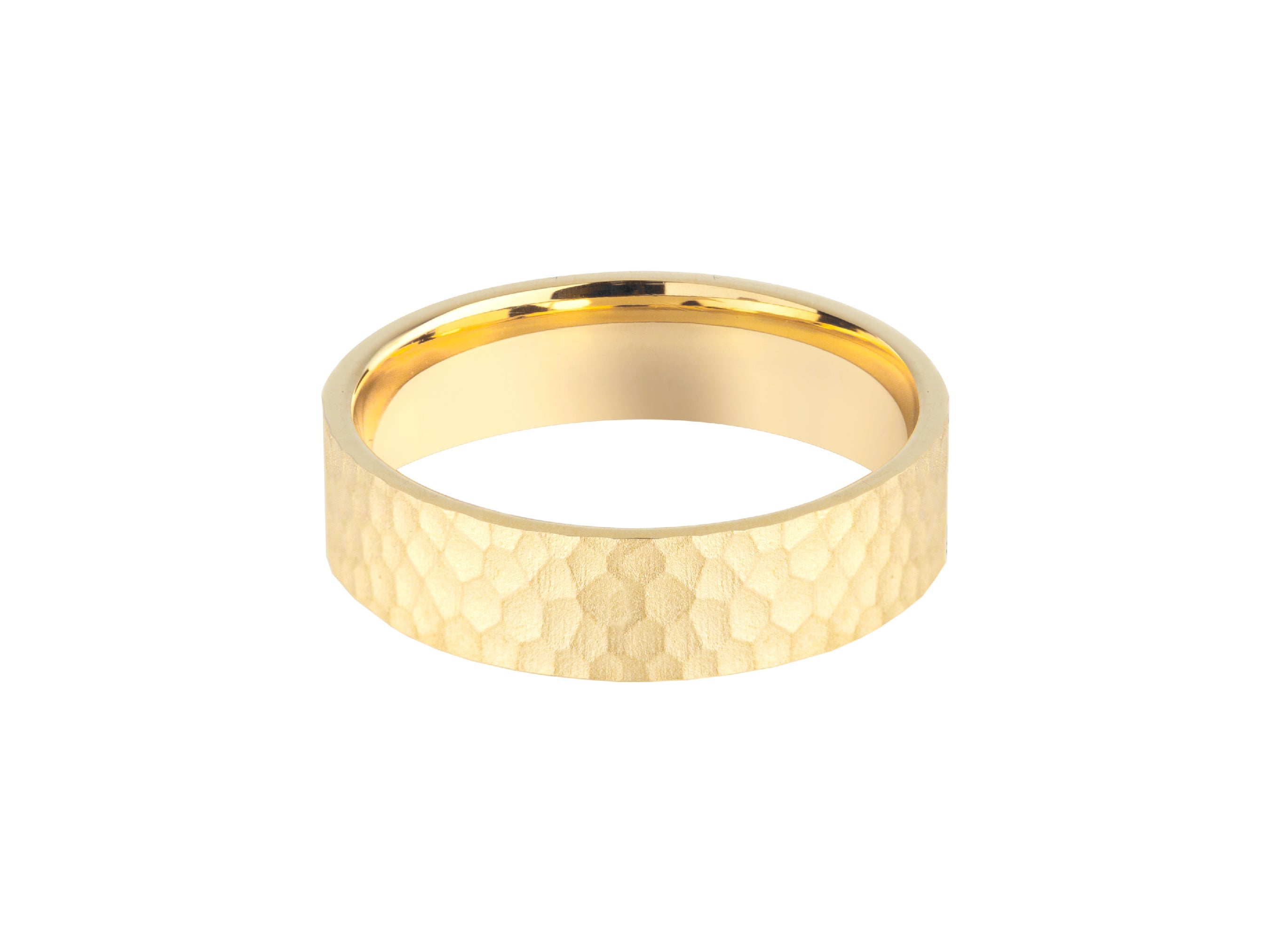 Textured gold ring, fine jewelry, modern design