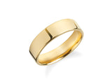 Gold band ring, elegant jewelry for your special occasion