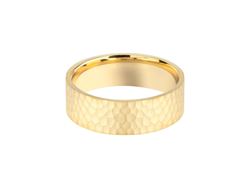 Hammered gold ring, fine jewelry, wedding band, luxury accessory