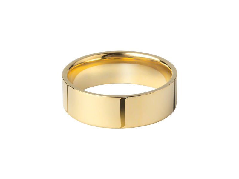 Gold band ring, modern jewelry, luxury accessory