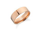 Rose gold band ring, elegant jewelry for your collection