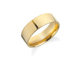 Gold wedding band jewelry, simple and elegant design