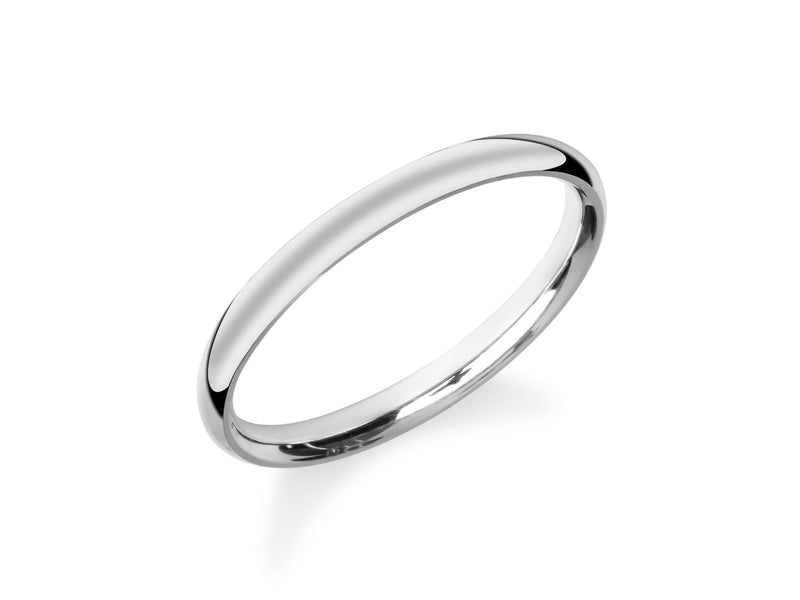 Simple silver band ring, elegant jewelry for any occasion
