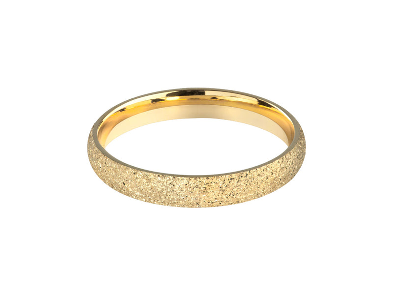 Textured gold bangle bracelet from jewelry collection