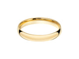 Gold wedding band jewelry, classic design, polished finish