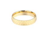 Textured gold wedding band jewelry