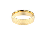 Hammered gold wedding band, luxury jewelry, engagement ring