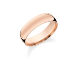 Rose gold wedding band jewelry from a fine jewelry company