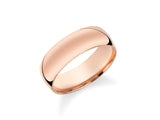 Rose gold wedding band, elegant jewelry for your special day
