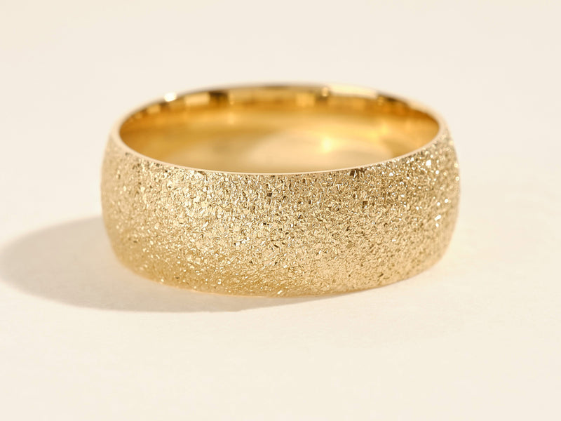Textured gold ring, fine jewelry, elegant design