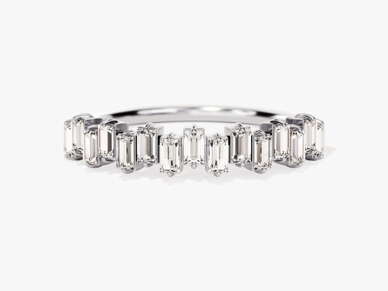 Diamond baguette eternity ring, fine jewelry, luxury gift