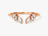 Rose gold marquise diamond ring for jewelry lovers