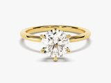 Gold diamond engagement ring, fine jewelry, luxury gemstone ring