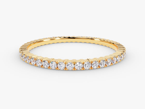 Gold diamond eternity ring from jewelry firm
