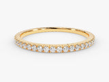 Gold diamond eternity ring for jewelry firm