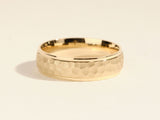 Hammered gold wedding band jewelry for sale