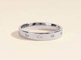 Diamond accent band ring, fine jewelry for her