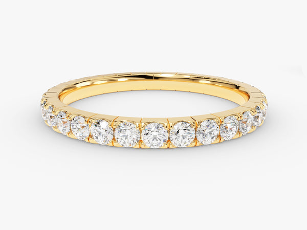 Gold diamond eternity ring for jewelry firm