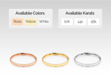 Jewelry rings available in rose, yellow, white gold, 10k, 14k, 18k