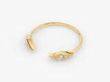 Gold diamond ring jewelry for women