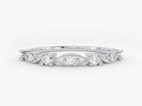 Diamond eternity ring, fine jewelry, white gold, elegant design