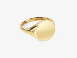 Round Signet Ring