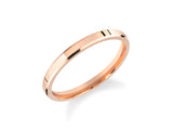 Rose gold band ring, minimalist jewelry, elegant wedding band