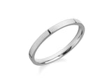 Simple silver band ring, elegant jewelry for any occasion
