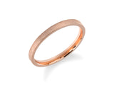 Rose gold textured band ring jewelry