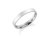 Textured silver band ring, jewelry for her