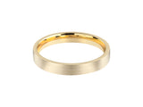 Brushed gold wedding band, fine jewelry, elegant ring design