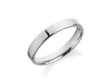 Simple polished silver band ring, jewelry for her