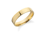 Gold wedding band jewelry, simple and elegant design